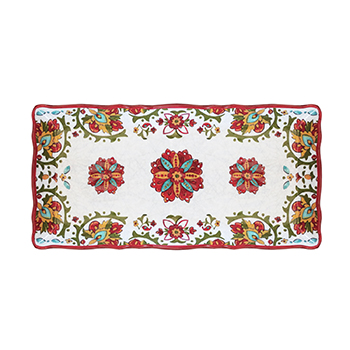 Allegra Red Biscuit Tray